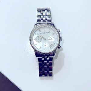 Michael Kors Women's Ritz Silver-Tone Watch MK5020